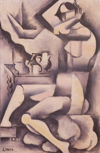 Nu a sa toilette (1918) - André Lhote Tablo