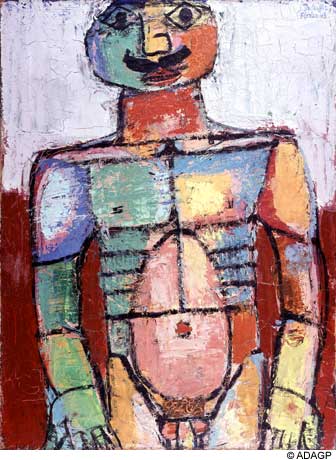 Nu bedecked (1943) – Jean Dubuffet Tablo