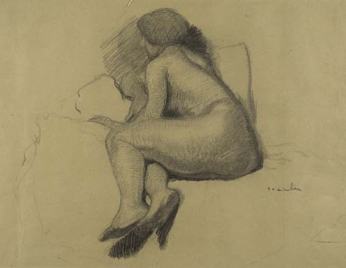 Nu de Dos – Théophile Steinlen Tablo