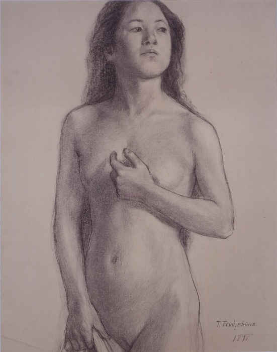 Nude (1898) – Fujishima Takeji Tablo