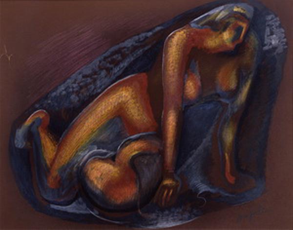 Nude (1938) - Olexandr Archipenko Tablo