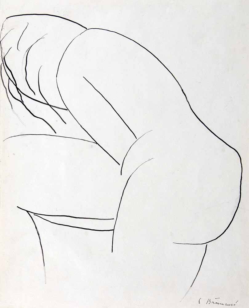 Nude – Constantin Brâncuși Tablo