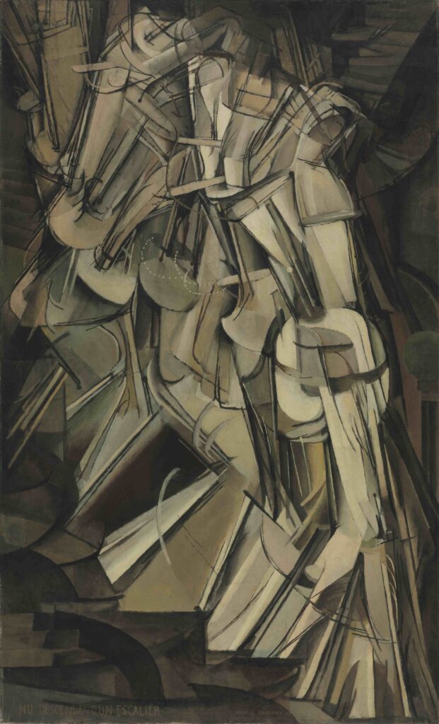 Nude Descending a Staircase, No.2 (1912) - Marcel Duchamp Tablo