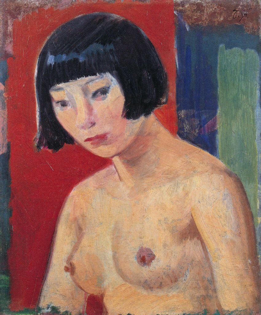 Nude - Fujishima Takeji Tablo