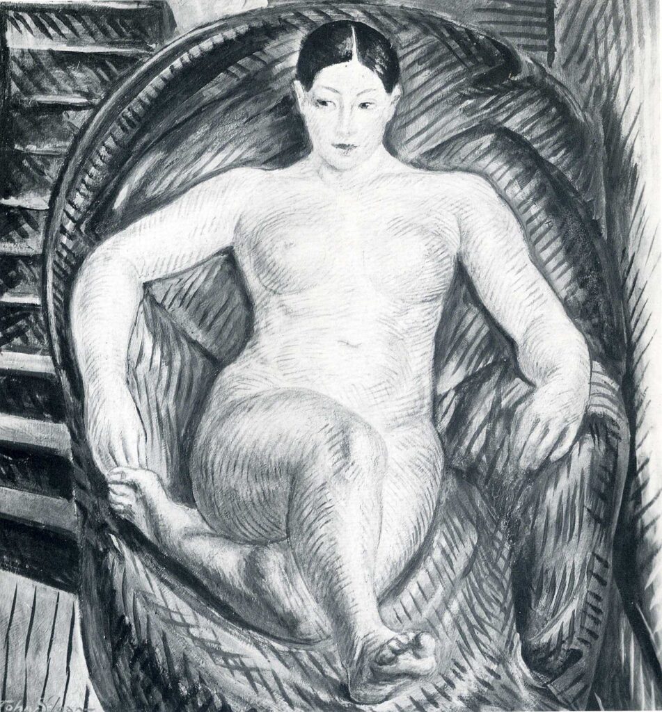 Nude - John French Sloan Tablo
