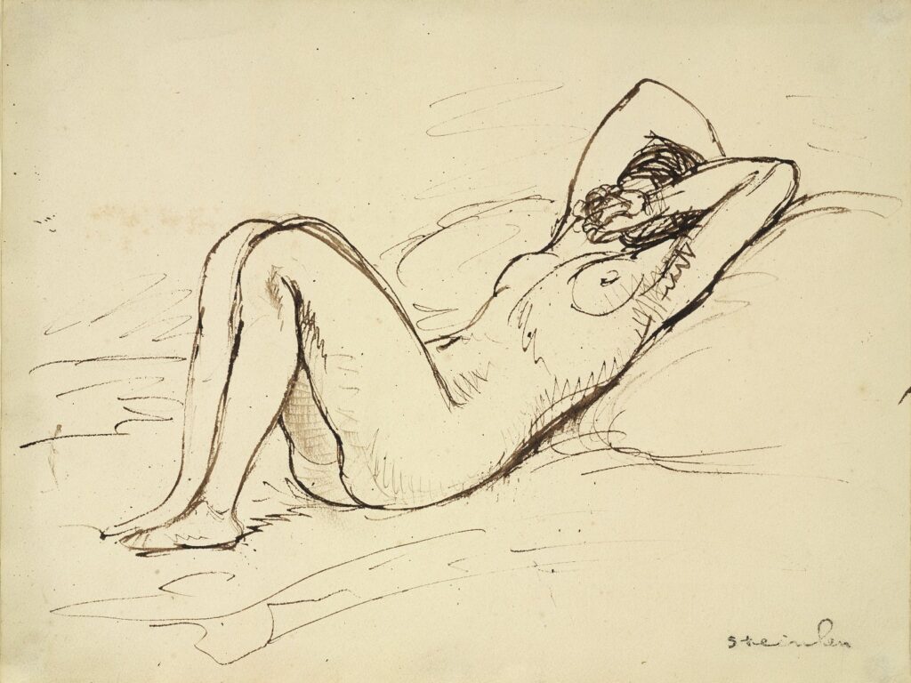 Nude - Théophile Steinlen Tablo