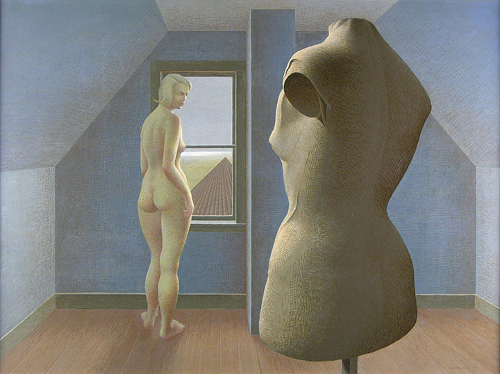 Nude and Dummy (1950) - Alex Colville Tablo