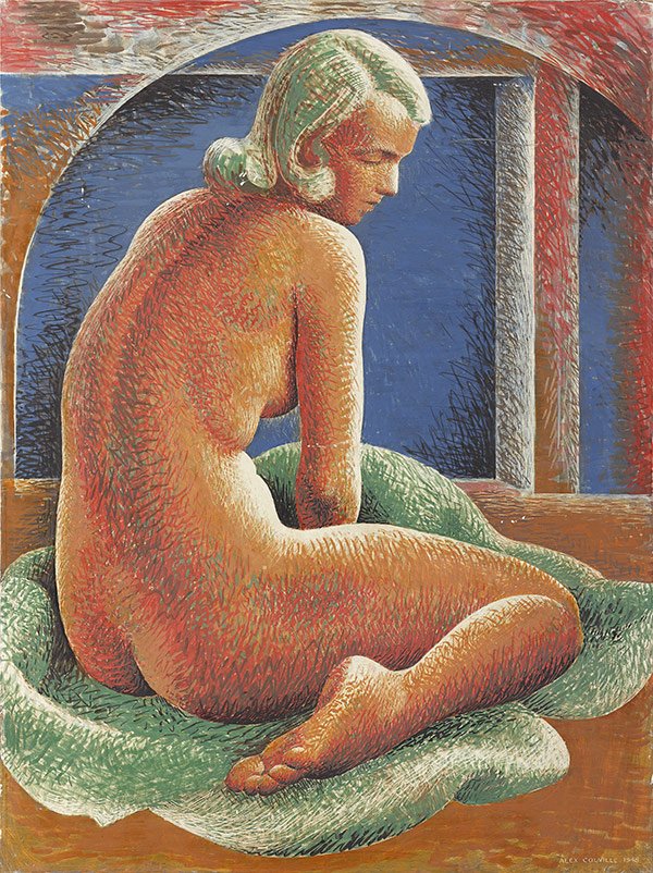 Nude with Arch - Alex Colville Tablo