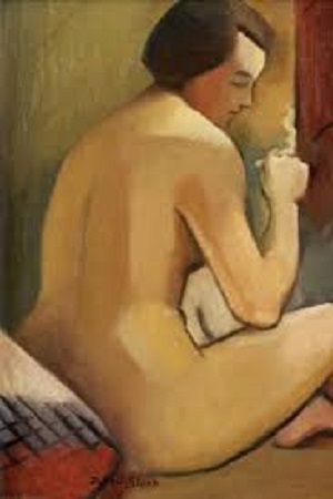 Nude with Cigarette (1930) - Dorrit Black Tablo
