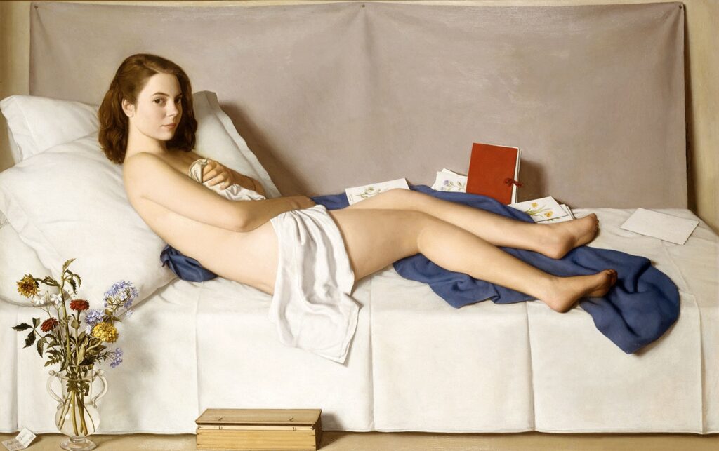 Nude with flowers (1947) - Antonio Bueno Tablo