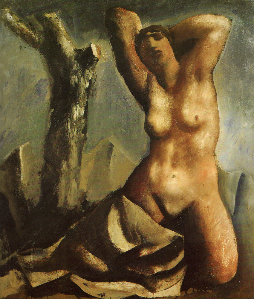 Nude with tree (1930) – Mario Sironi Tablo