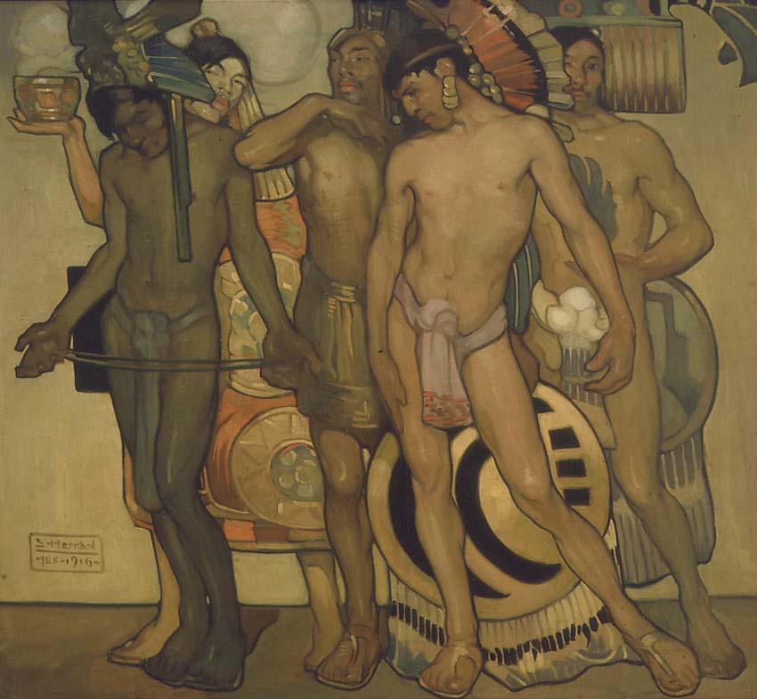 Nuestros dioses antiguos (1916) – Saturnino Herrán Tablo