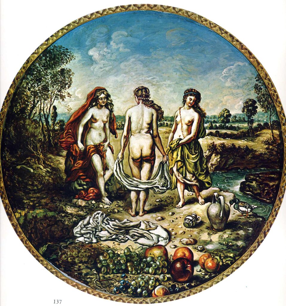 Nymphs – Giorgio de Chirico Tablo