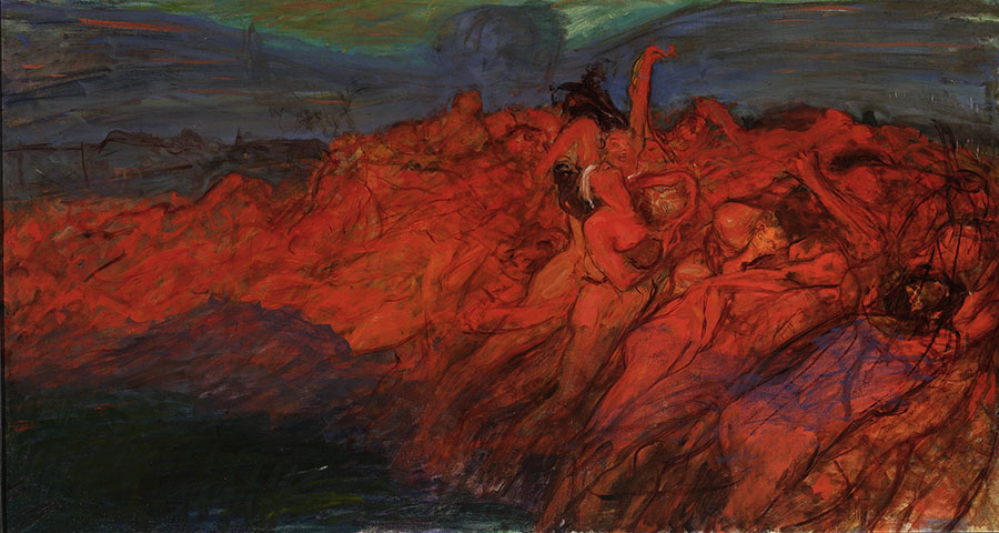 Obsession (1899) - Wojciech Weiss Tablo