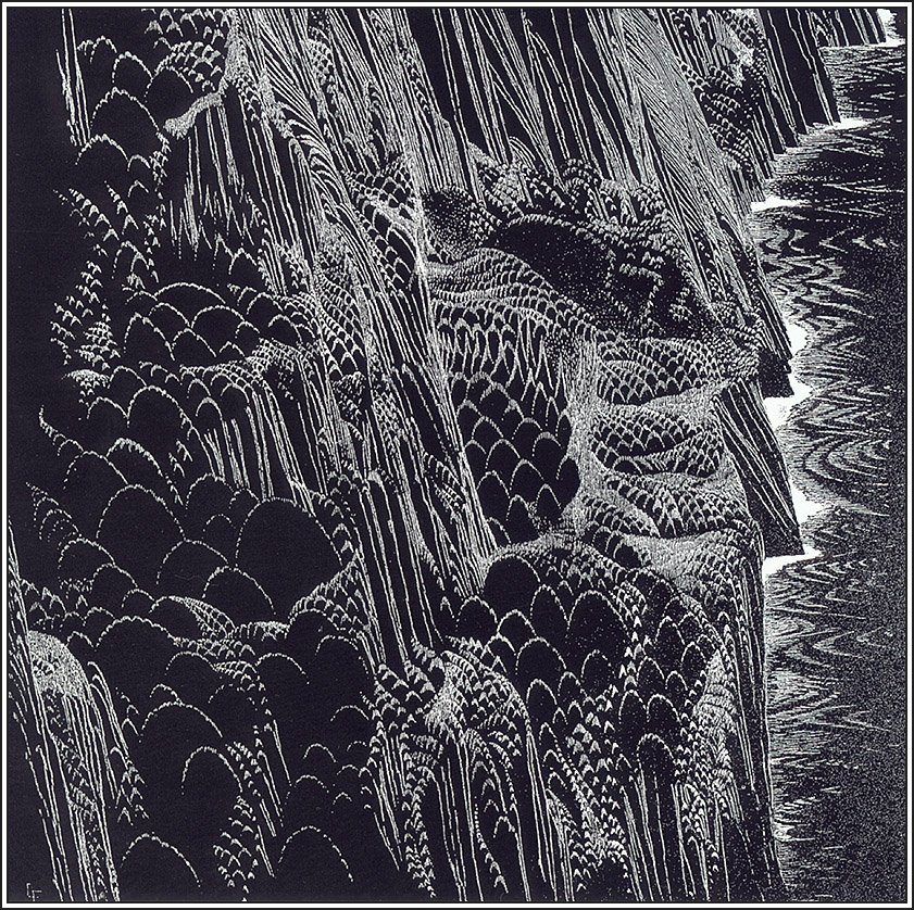 Ocean Cliffs – Eyvind Earle Tablo