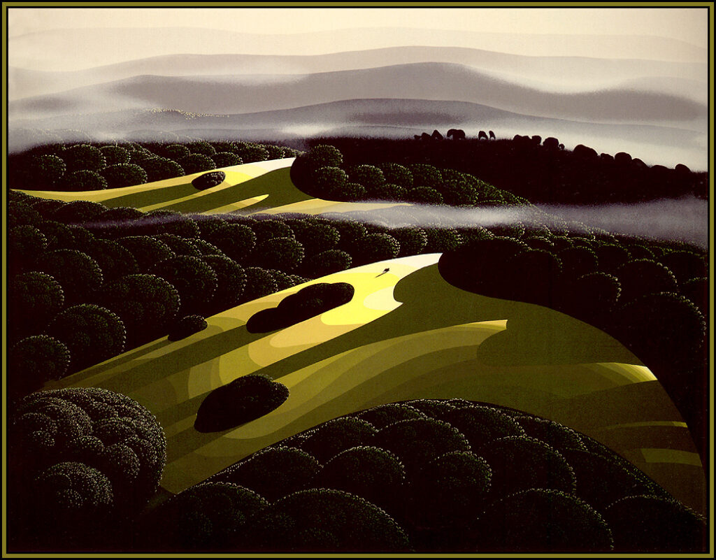 Of the Hills and Valleys - Eyvind Earle Tablo