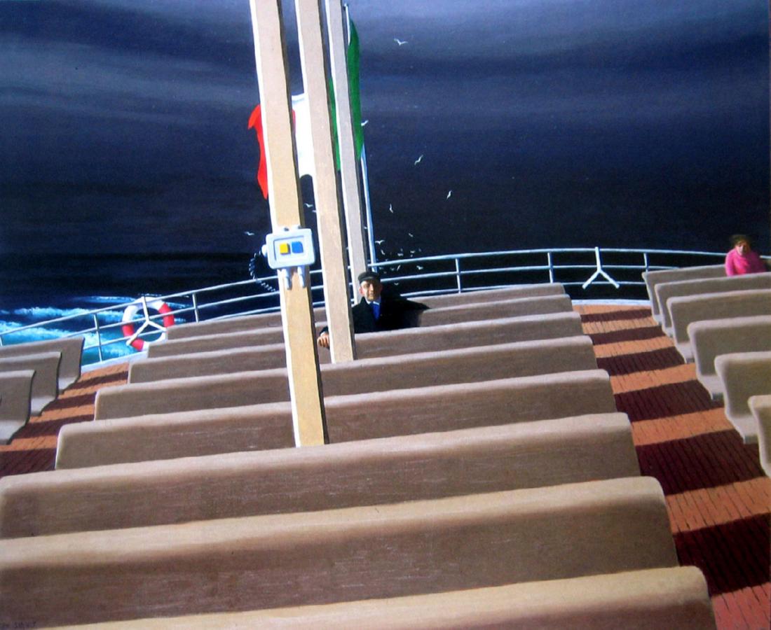 Off Brindisi - Jeffrey Smart Tablo