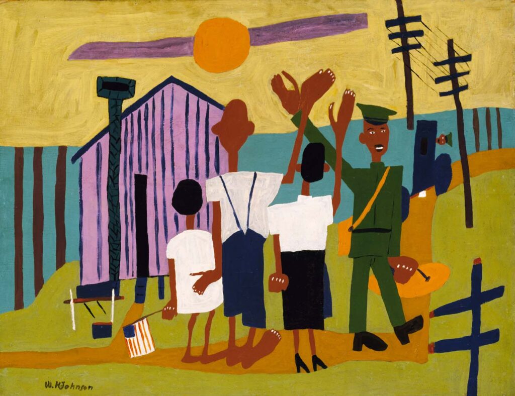 Off to War (1942) – William H. Johnson Tablo