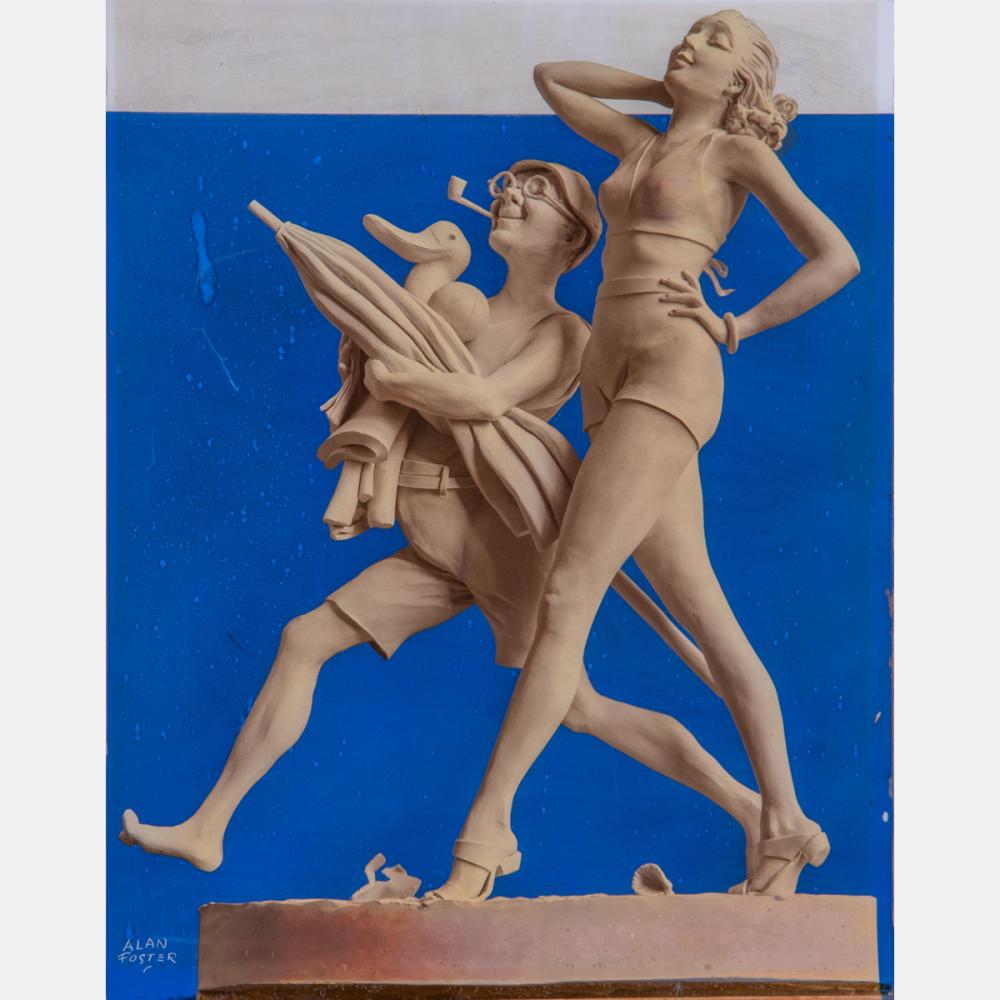 Off to the Beach - Alan Stephens Foster Tablo