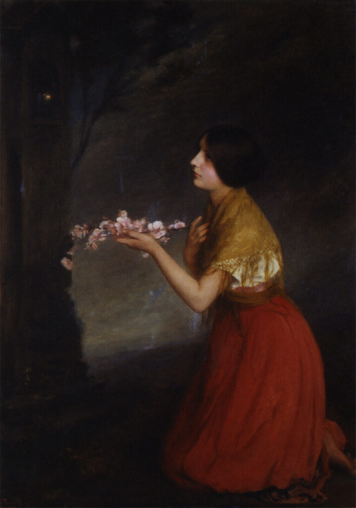 Offering of flowers - Joan Brull Tablo