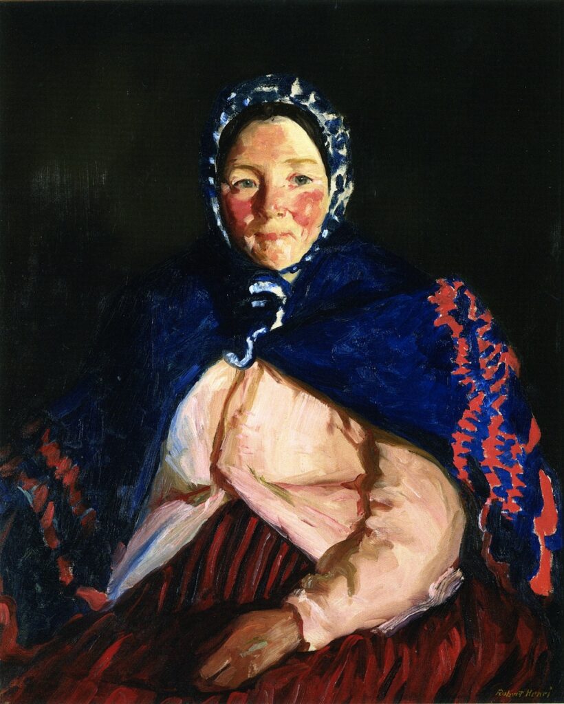 Old Johnnie's Wife (1913) - Robert Henri Tablo