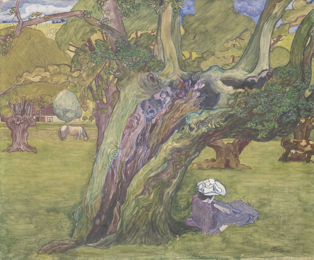 Old Oaks in Surrey (1890) – Jan Toorop Tablo