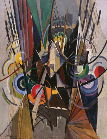 On Brooklyn Bridge (1917) - Albert Gleizes Tablo
