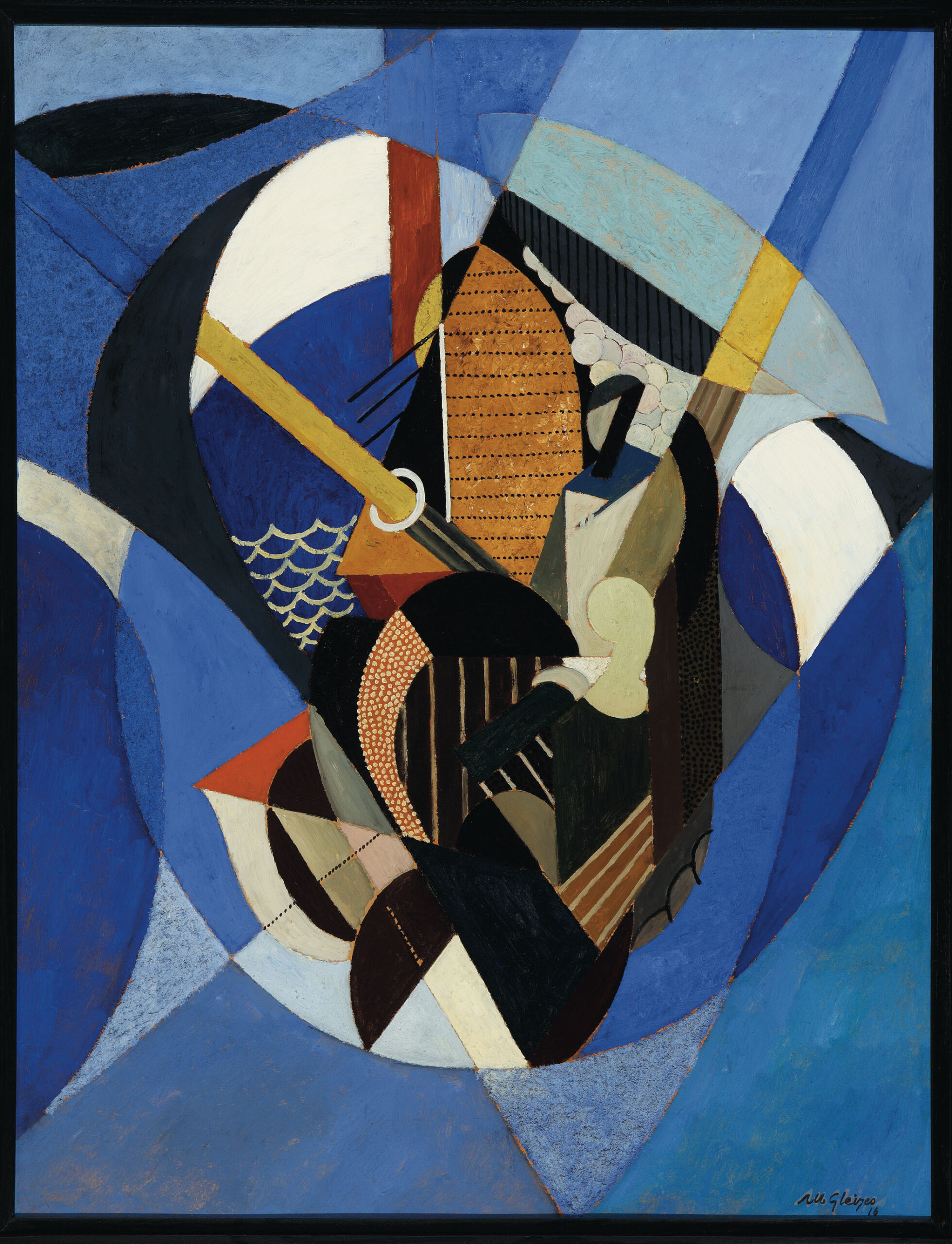 On a Sailboat - Albert Gleizes Tablo