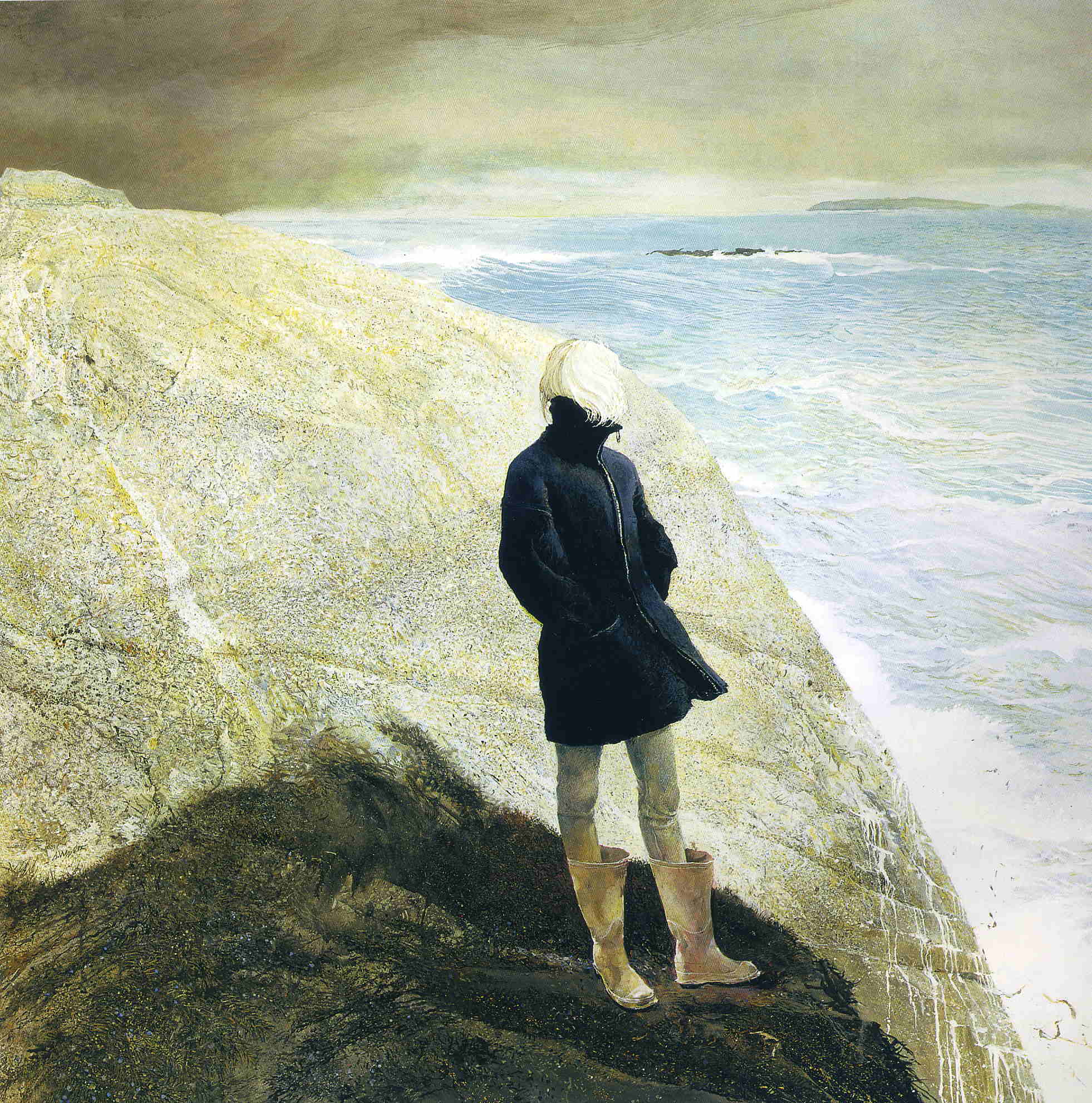 On the Edge - Andrew Wyeth Tablo