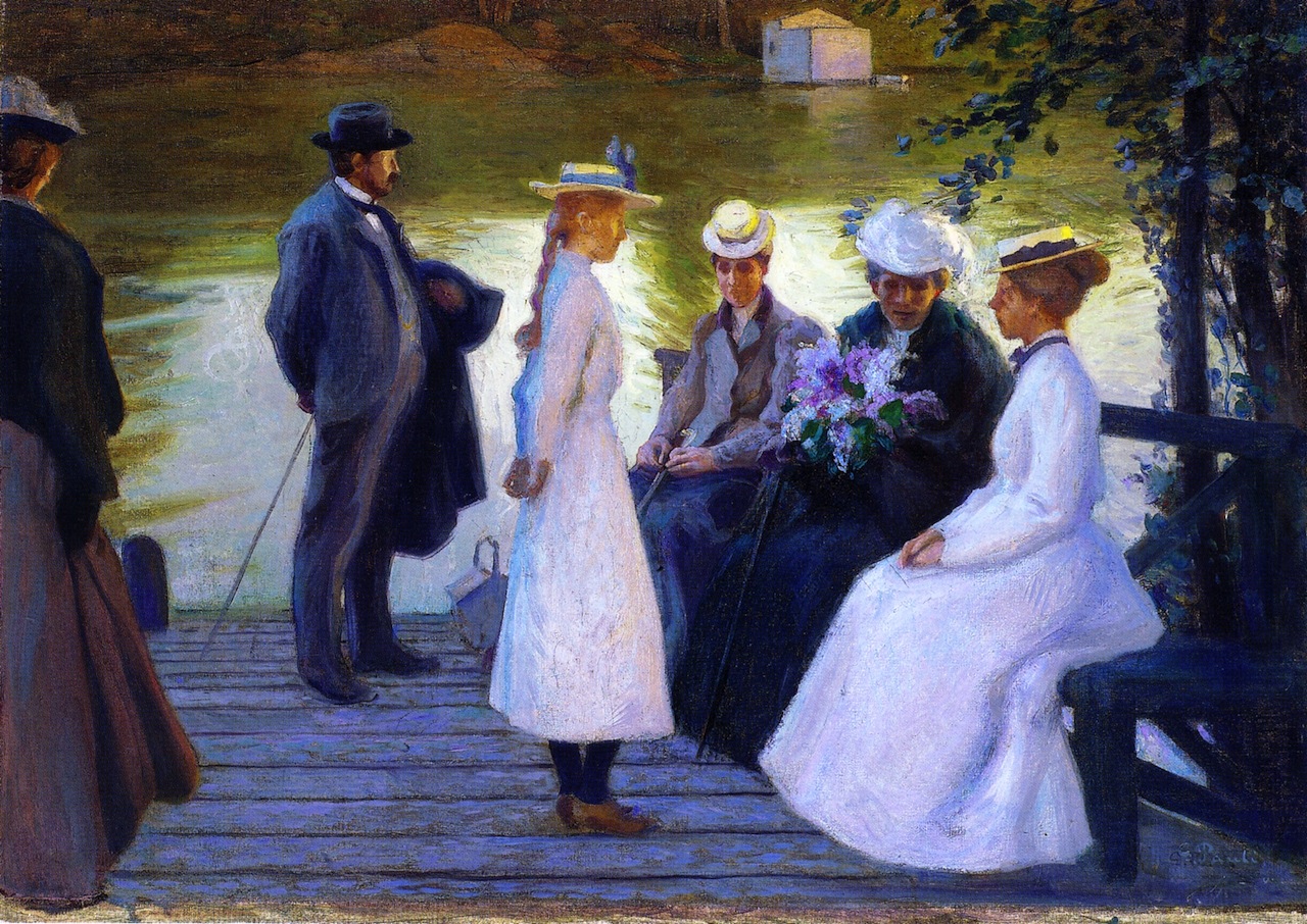 On the Pier - Georg Pauli Tablo