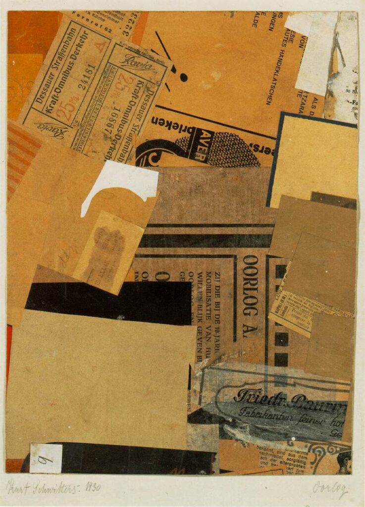 Oorlog (1930) - Kurt Schwitters Tablo