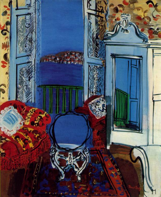 Open Window (1928) - Raoul Dufy Tablo
