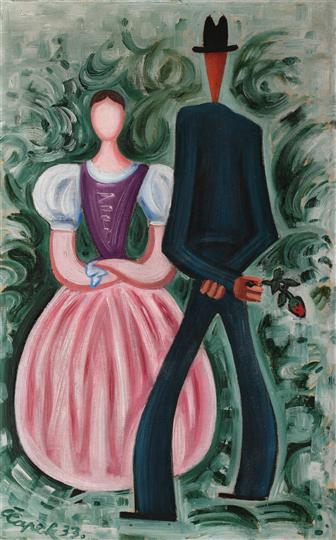 Oravští milenci (1933) - Josef Čapek Tablo