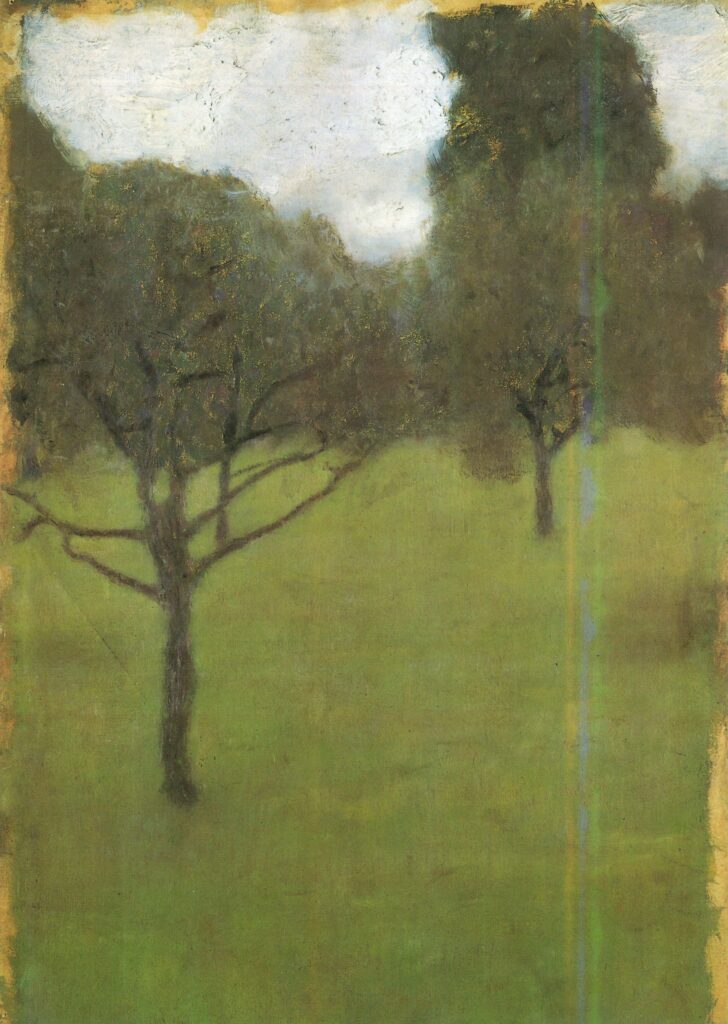 Orchard (1896) - Gustav Klimt Tablo