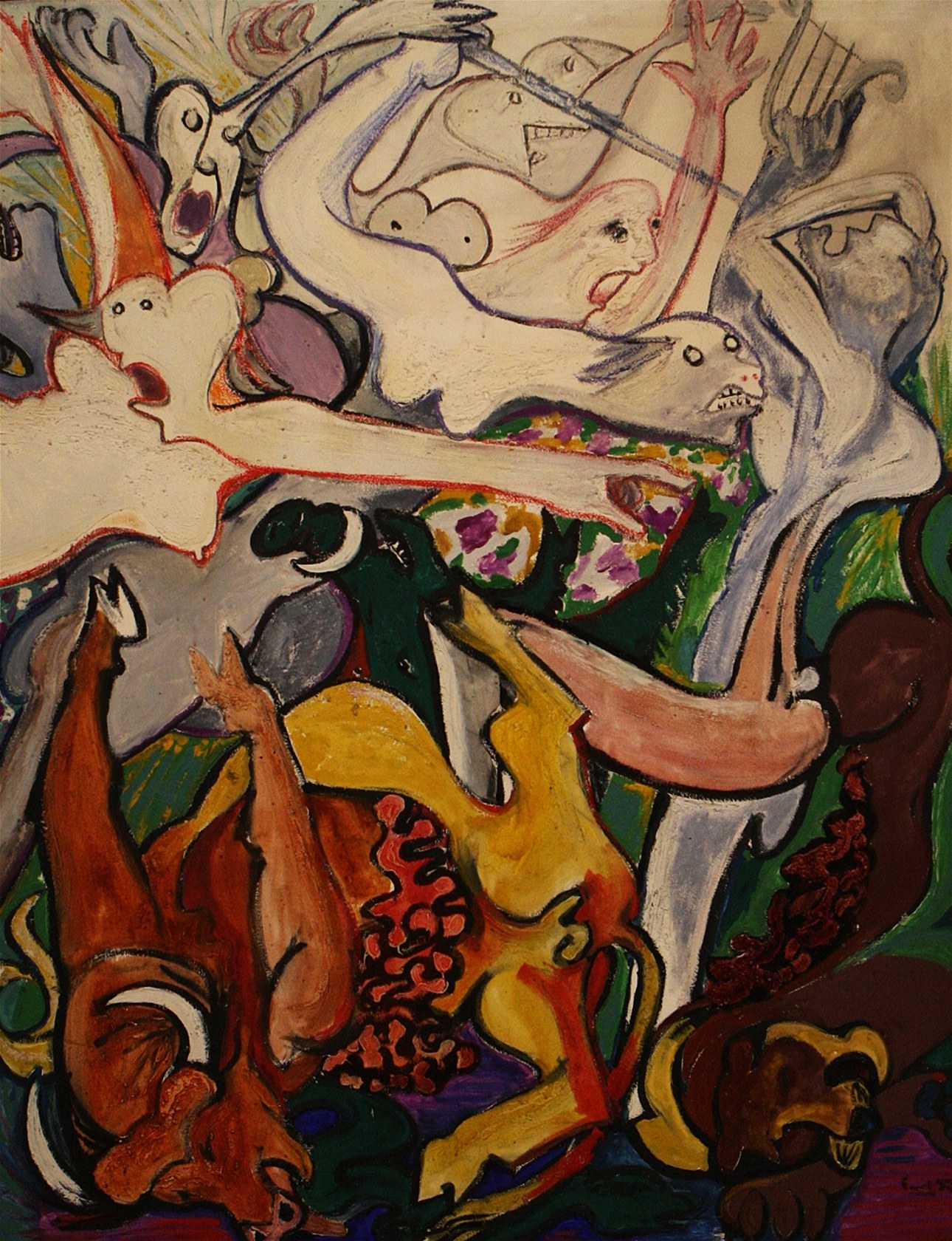 Orfeova Smrt (1937) - Emil Filla Tablo
