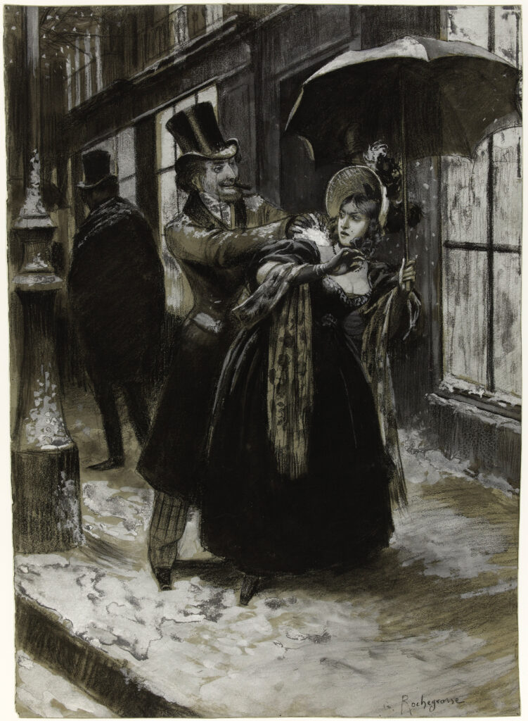 Origine De Fantine, Illustrant Le Recueil De Victor Hugo - Georges Rochegrosse Tablo