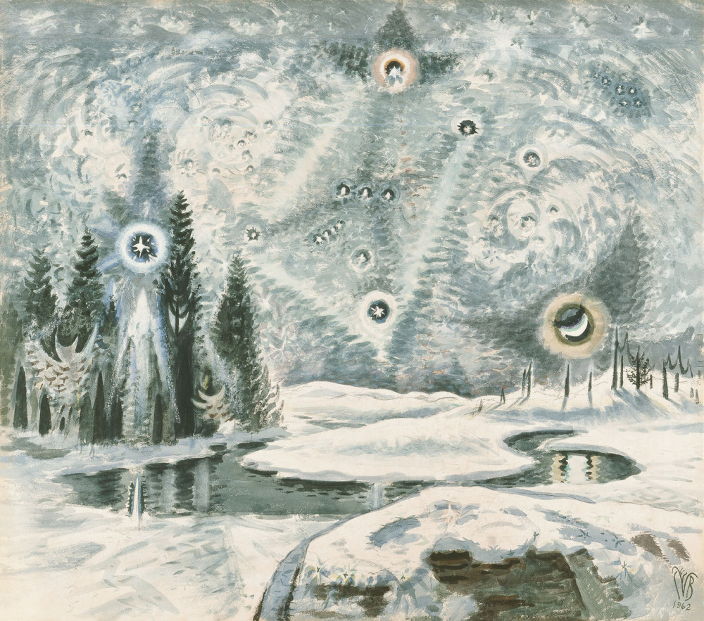 Orion in Winter - Charles E. Burchfield Tablo