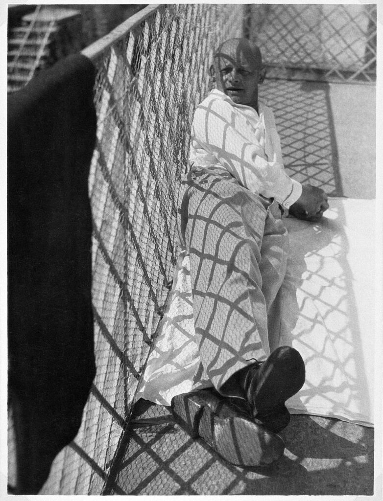 Oskar Schlemmer in Ascona (1926) - László Moholy-Nagy Tablo