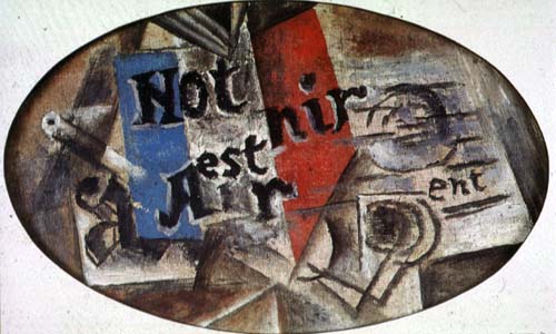 Our Futures is in the Air (1912) - Pablo Picasso Tablo