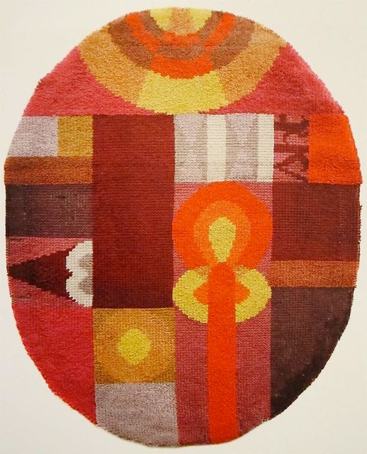 Oval Composition with Abstract Motifs (1922) – Sophie Taeuber-Arp Tablo