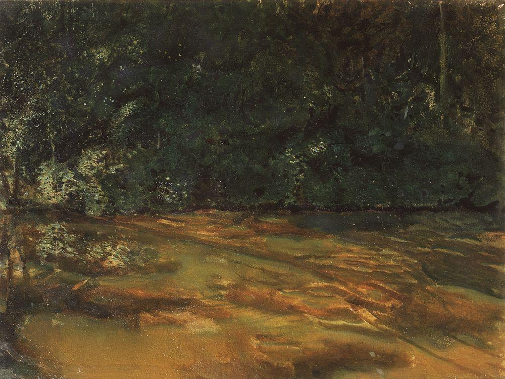 Overgrown Pond (1899) – Konstantin Somov Tablo