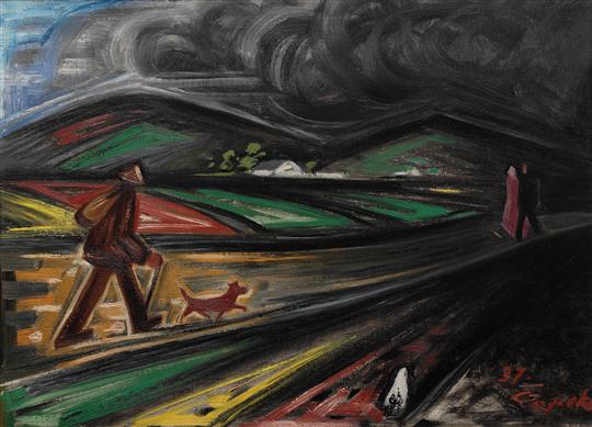 Před bouří (1937) - Josef Čapek Tablo