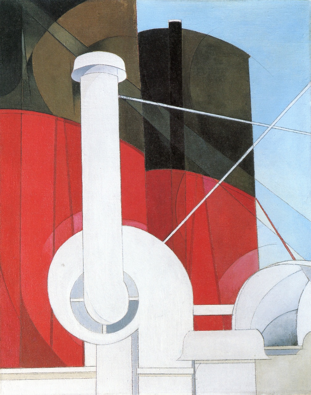 Paauebot 'Paris (1922) - Charles Demuth Tablo