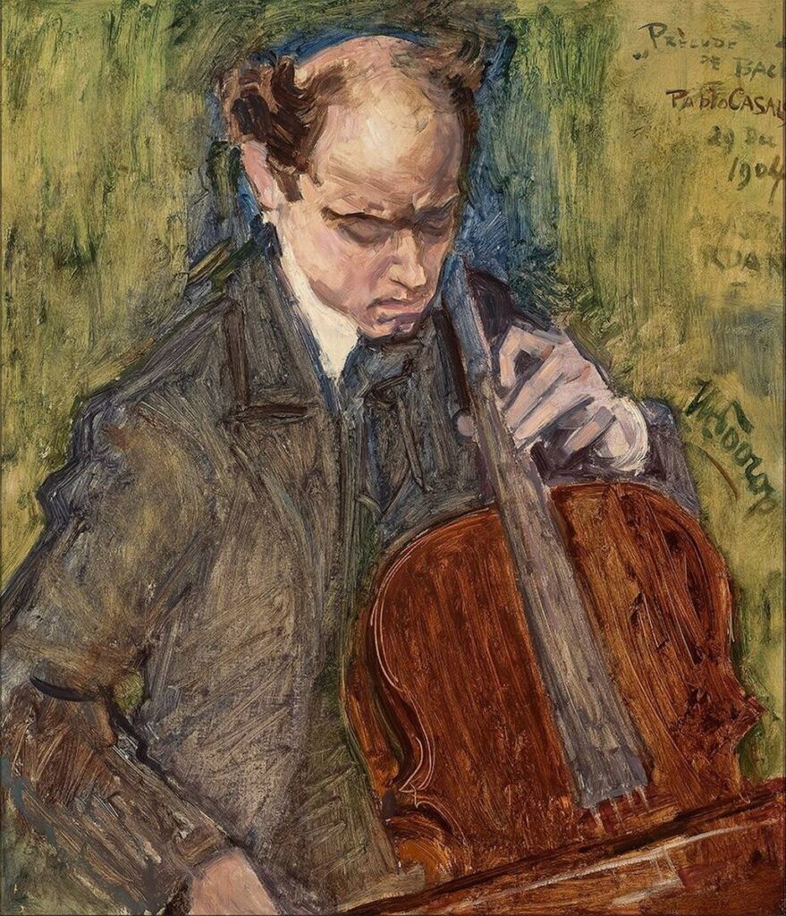 Pablo Casals Playing Cello (1904) - Jan Toorop Tablo