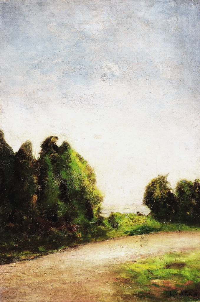Paesaggio (1904) – Carlo Carrà Tablo