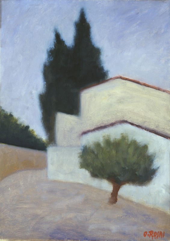 Paesaggio (1949) – Ottone Rosai Tablo