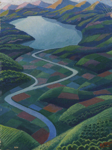 Paesaggio Aereo (1936) – Gerardo Dottori Tablo