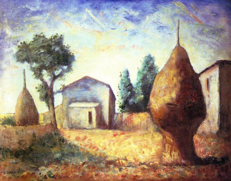 Pagliai (1929) – Carlo Carrà Tablo