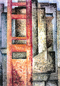 Painting (Deployment intersection) (1914) - Amadeo de Souza-Cardoso Tablo