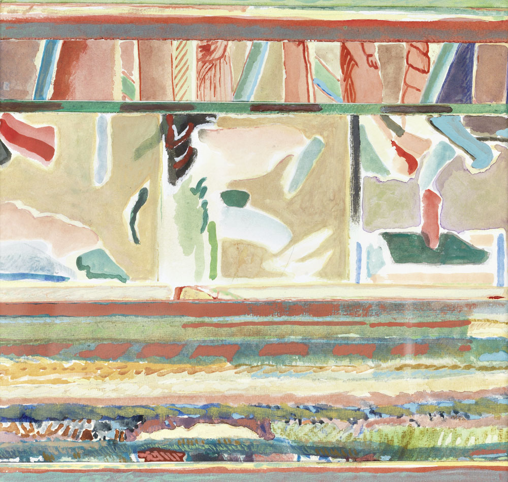Paisagem II, Portalegre tapestry card – Menez Tablo